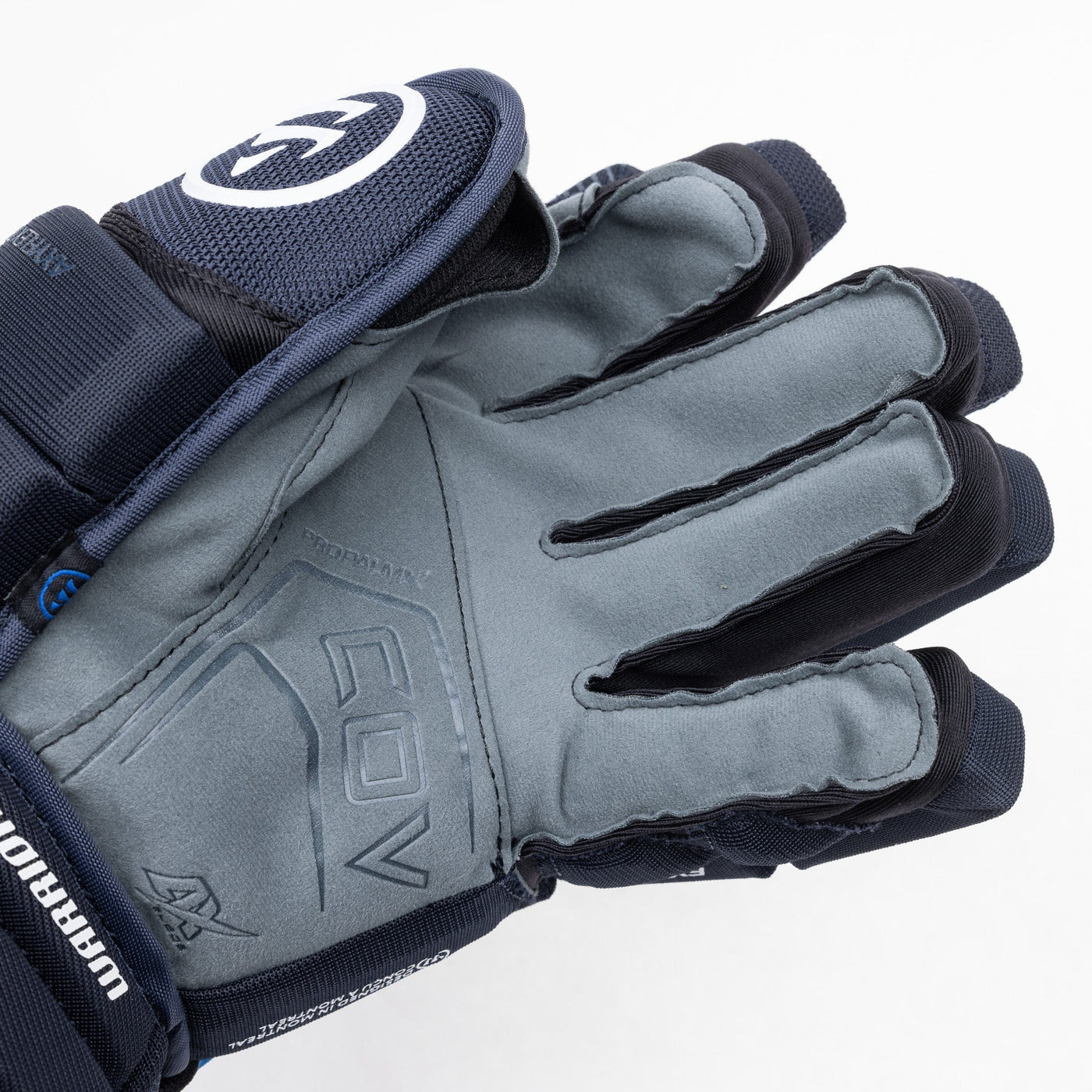 Warrior QR6 Pro Stock Senior Hockey Glove - Winnipeg Jets Navy - TheHockeyShop.com