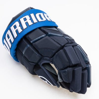 Warrior QR6 Pro Stock Senior Hockey Glove - Winnipeg Jets Navy - TheHockeyShop.com