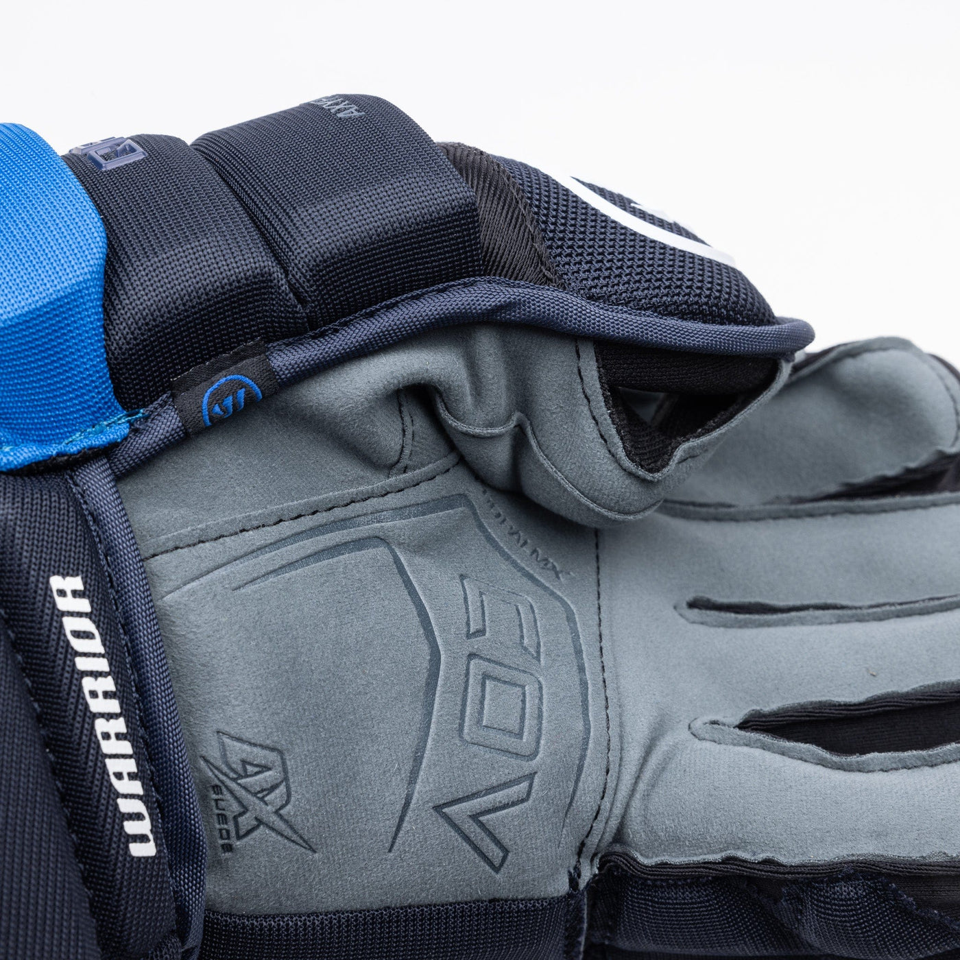 Warrior QR6 Pro Stock Senior Hockey Glove - Winnipeg Jets Navy - TheHockeyShop.com