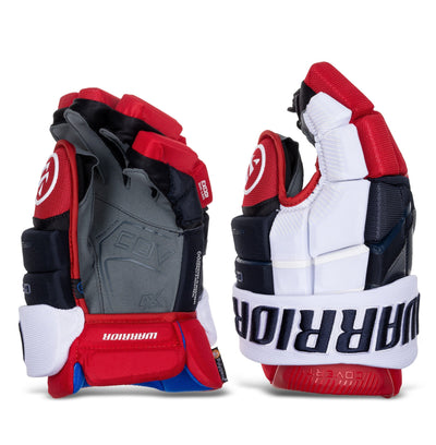 Warrior QR6 Pro Stock Senior Hockey Glove - Winnipeg Jets Third - TheHockeyShop.com