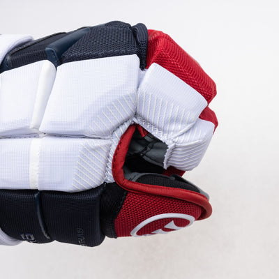 Warrior QR6 Pro Stock Senior Hockey Glove - Winnipeg Jets Third - TheHockeyShop.com