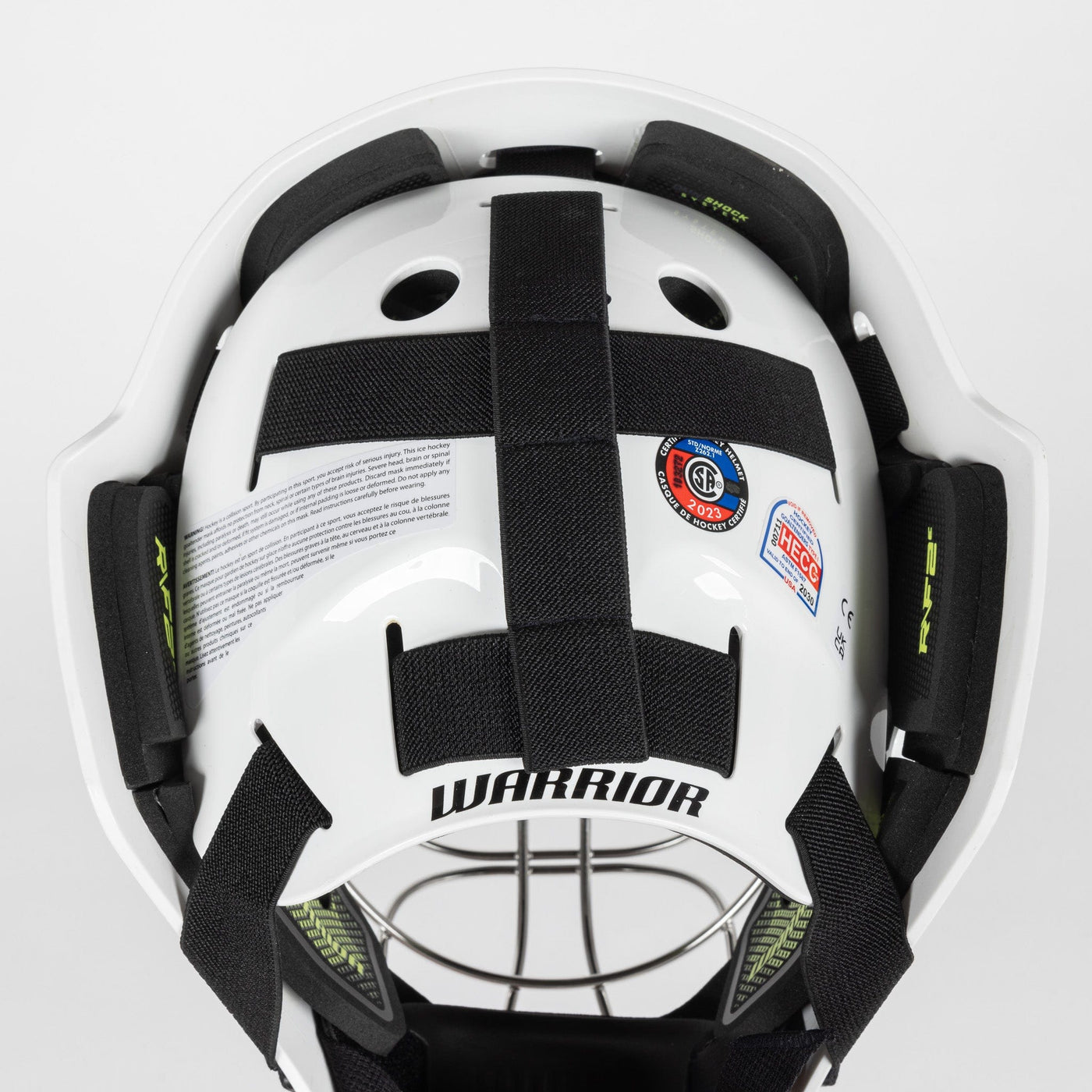 Warrior Ritual F2 E Junior Goalie Mask - Pro Certified - TheHockeyShop.com