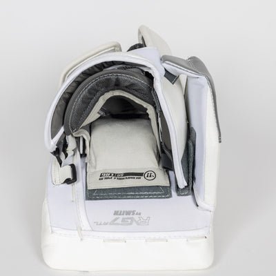 Warrior RTL G7 Pro Stock Senior Goalie Blocker - Classic White / Silver - TheHockeyShop.com