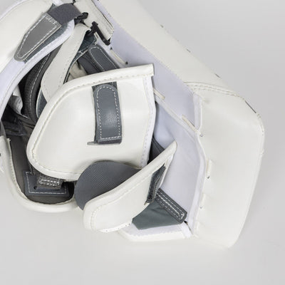 Warrior RTL G7 Pro Stock Senior Goalie Blocker - White - TheHockeyShop.com