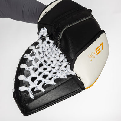 Warrior RTL G7 Pro Stock Senior Goalie Catcher - Boston - TheHockeyShop.com