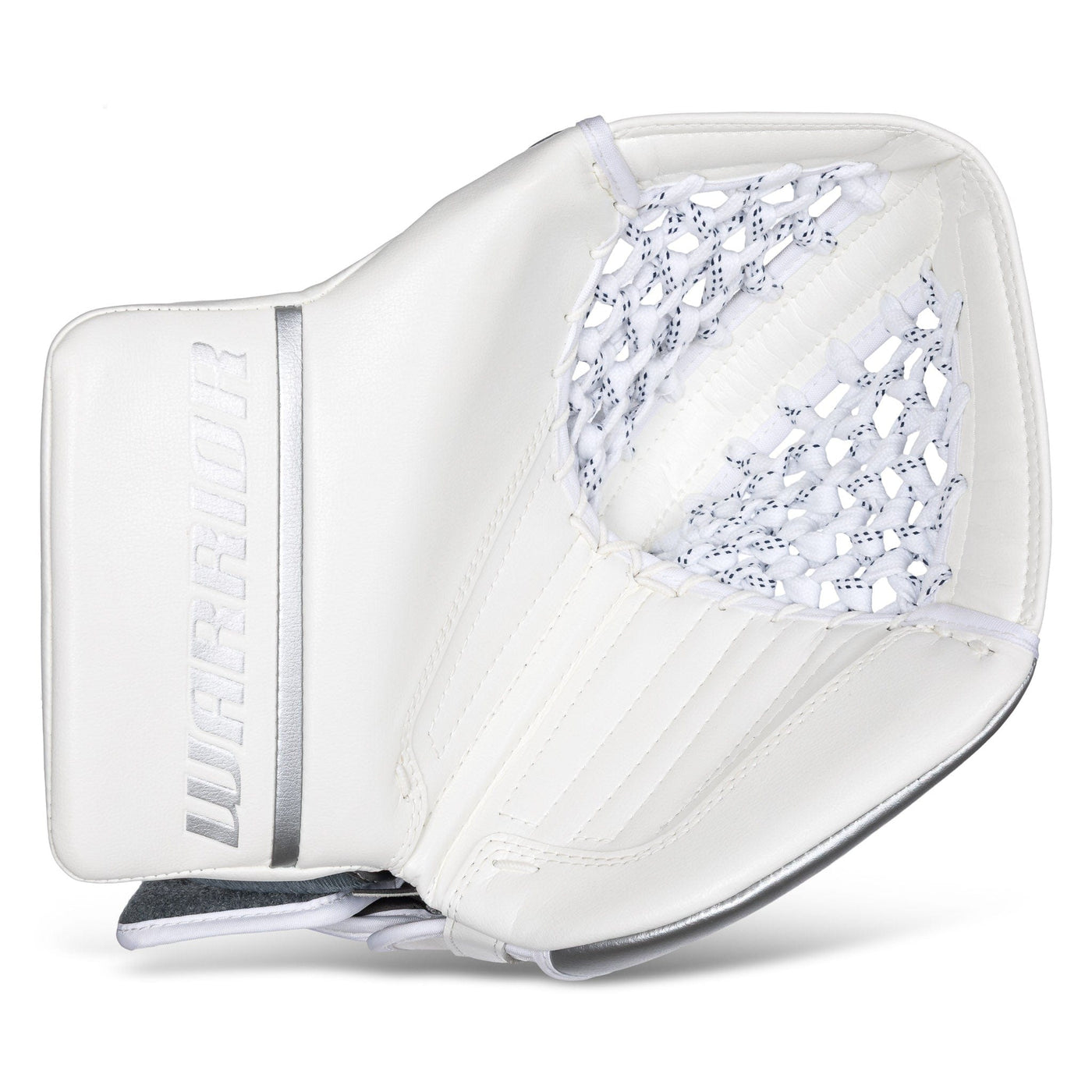 Warrior RTL G7 Pro Stock Senior Goalie Catcher - Classic White / Silver - TheHockeyShop.com