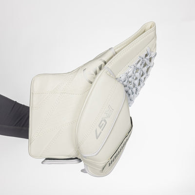 Warrior RTL G7 Pro Stock Senior Goalie Catcher - White - TheHockeyShop.com