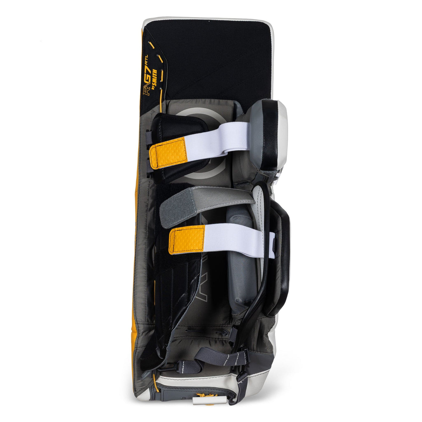 Warrior RTL G7 Pro Stock Senior Goalie Leg Pads - Boston - TheHockeyShop.com