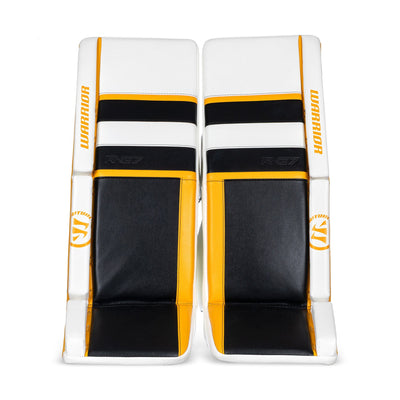 Warrior RTL G7 Pro Stock Senior Goalie Leg Pads - Boston - TheHockeyShop.com