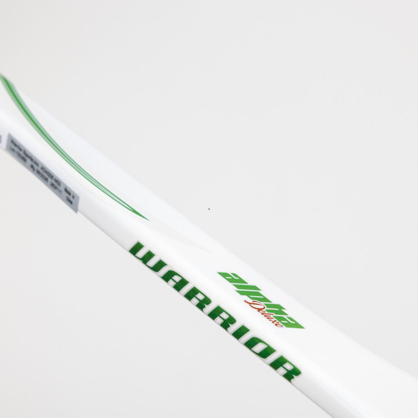Warrior Hockey Sticks Warrior Alpha Deluxe Intermediate Hockey Stick - White - TheHockeyShop