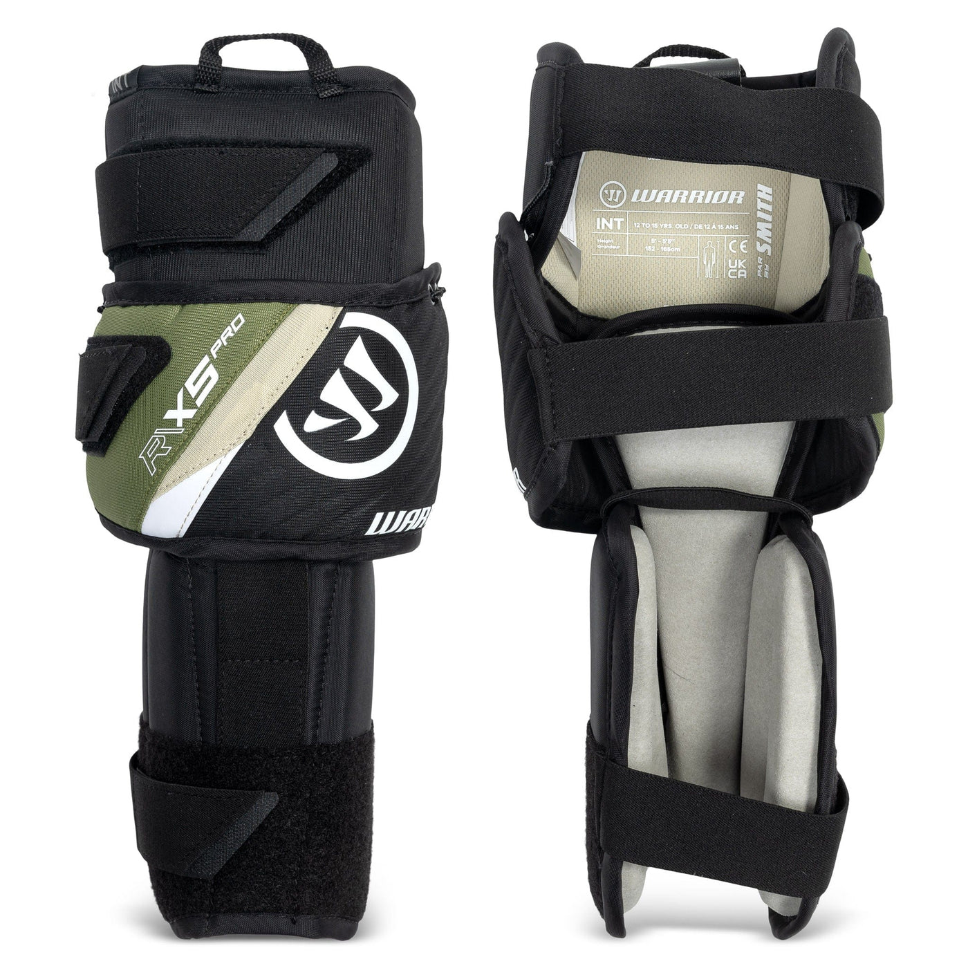 Warrior Ritual X5 Pro Intermediate Goalie Knee Pads - TheHockeyShop.com
