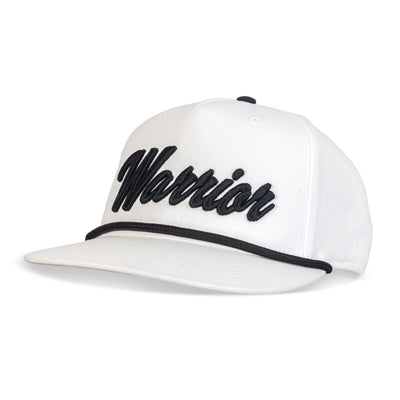 Warrior Hats Warrior Hockey Script Rope Snapback Hat - White OSFM - TheHockeyShop