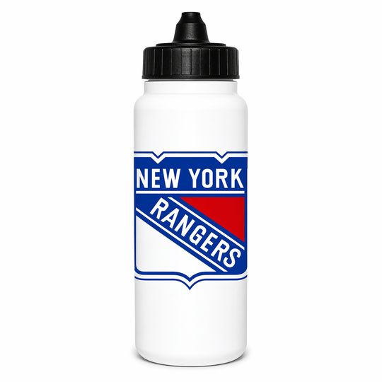 New York Rangers Inglasco NHL Tall Water Bottle White / 1L - The Hockey Shop