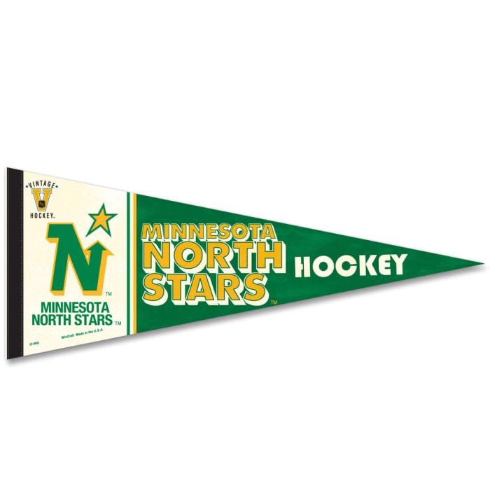 Wincraft NHL Vintage Premium Pennant - Minnesota North Stars - The Hockey Shop Source For Sports