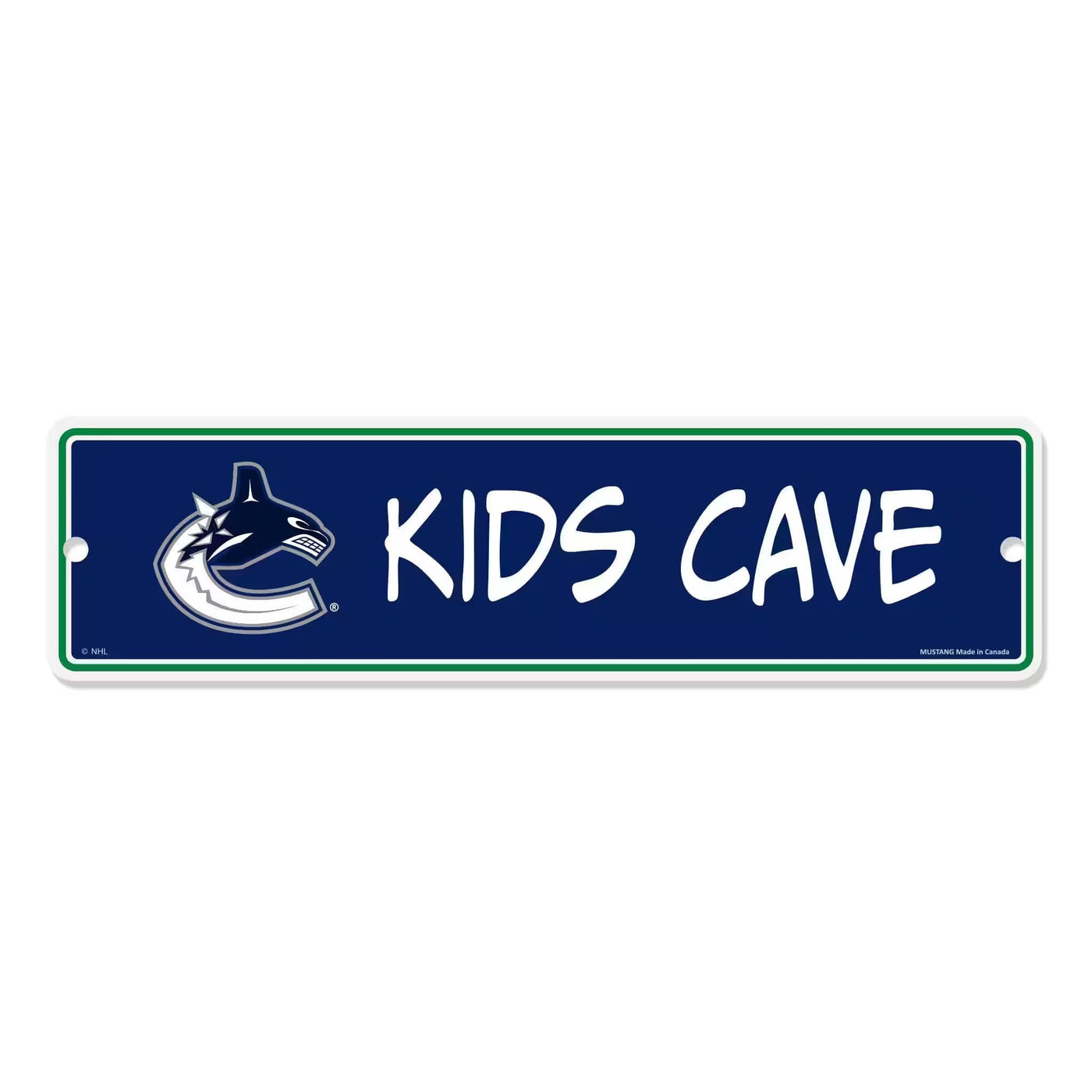 Mustang NHL Kids Cave Sign - Vancouver Canucks - TheHockeyShop.com