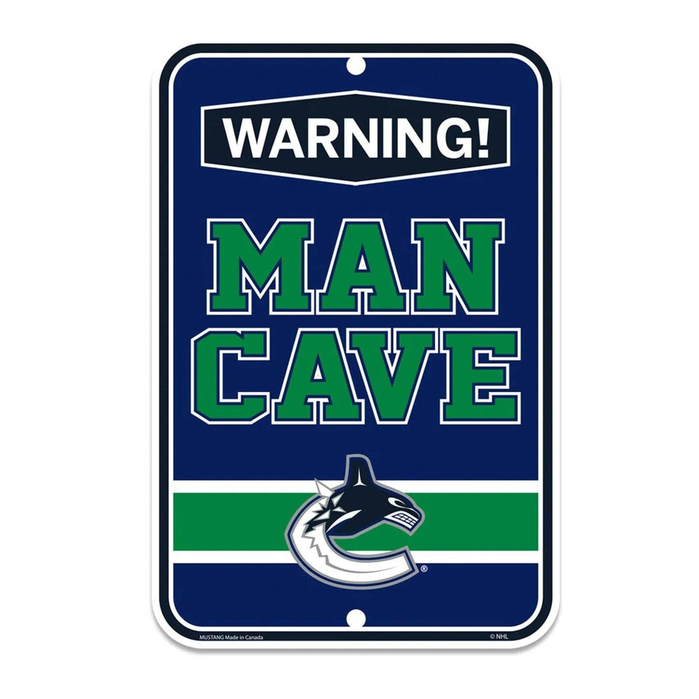Mustang NHL Man Cave Sign - Vancouver Canucks - TheHockeyShop.com