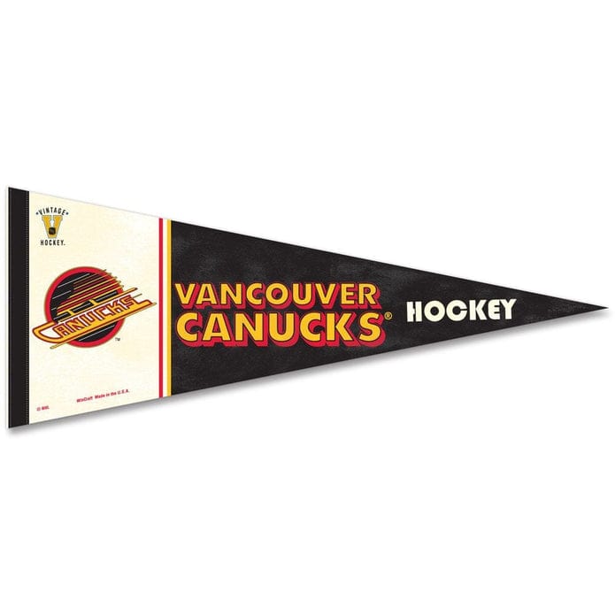Wincraft NHL Vintage Premium Pennant - Vancouver Canucks - The Hockey Shop Source For Sports