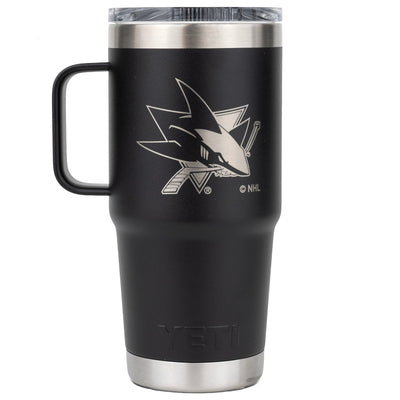 YETI Rambler 20oz Travel Mug - San Jose Sharks - TheHockeyShop.com