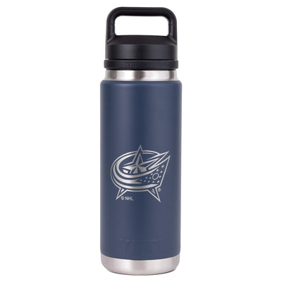 YETI Rambler 26oz Bottle - Columbus Blue Jackets - TheHockeyShop.com