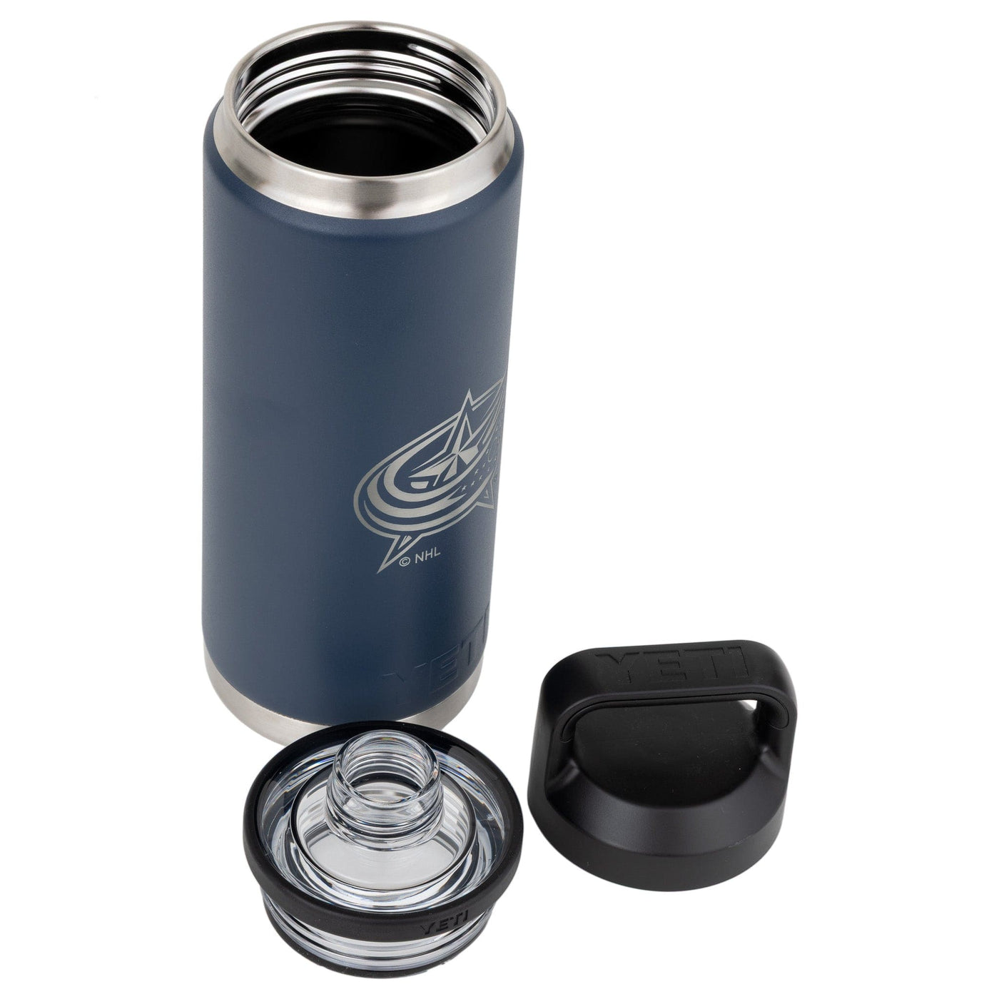 YETI Rambler 26oz Bottle - Columbus Blue Jackets - TheHockeyShop.com