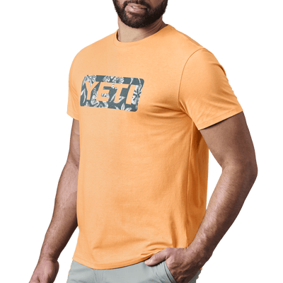 Yeti Floral Logo Badge Shortsleeve Shirt - The Hockey Shop Source For Sports