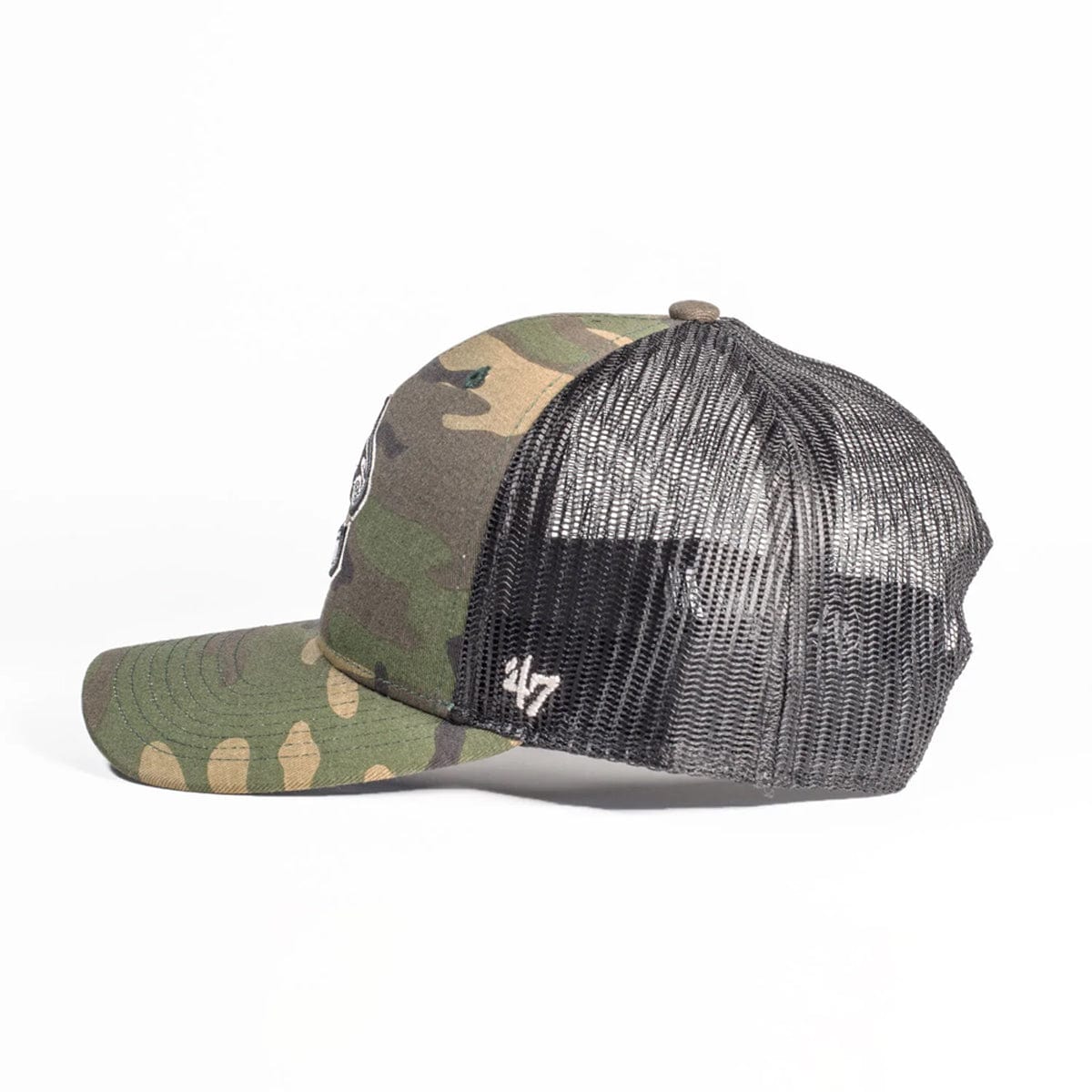 Vancouver Canucks 47 Brand NHL Camo Trucker Adjustable Hat