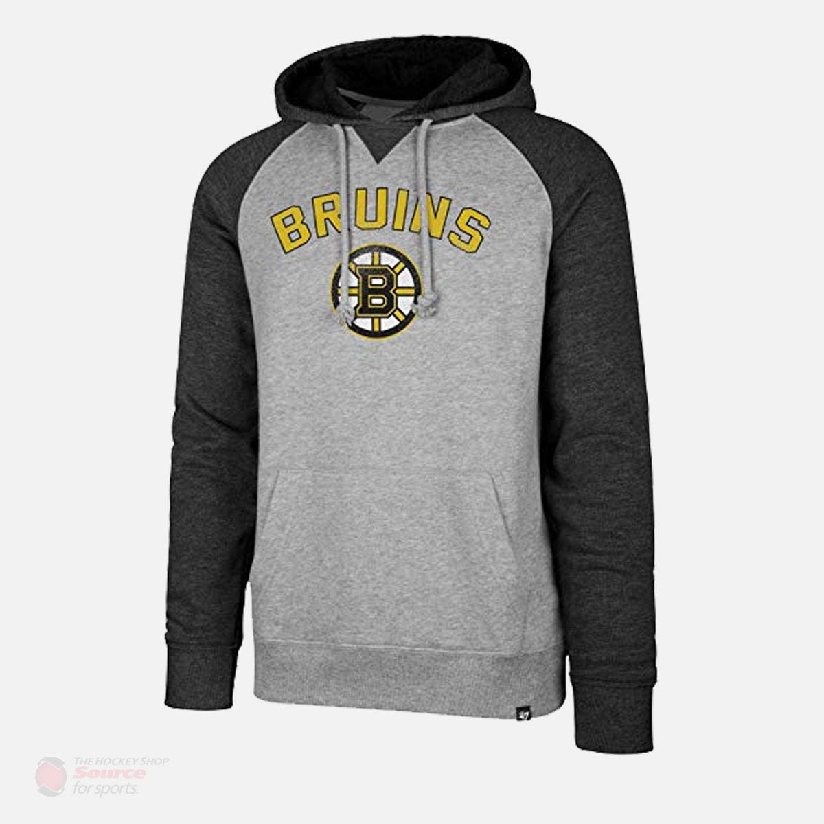 Boston Bruins 47 Brand Raglan Sport Fleece Mens Hoody