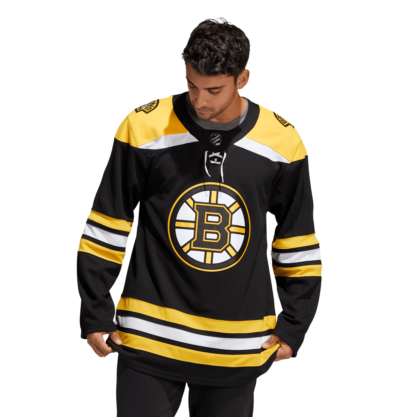 Boston Bruins Home Adidas PrimeGreen Senior Jersey