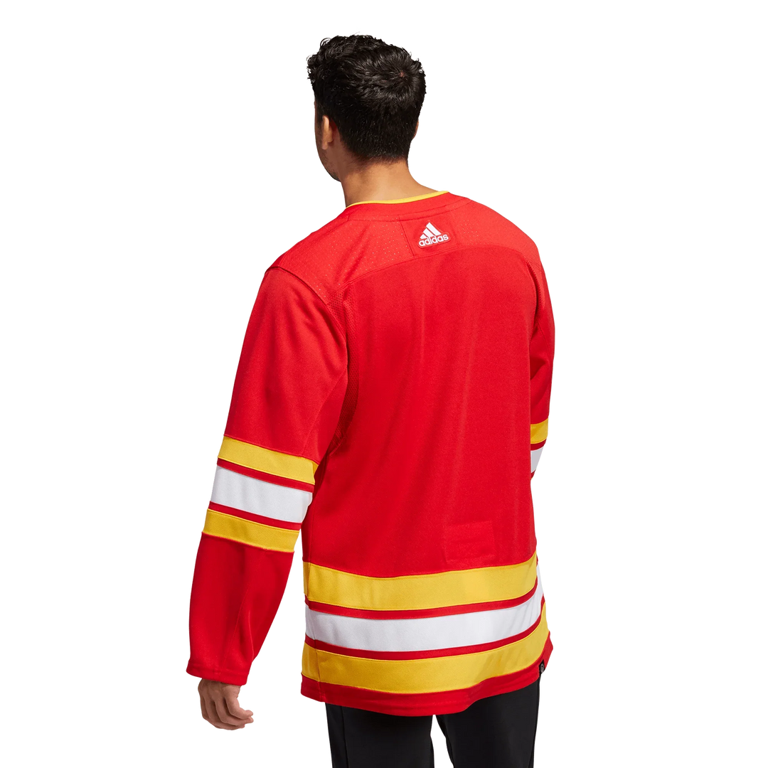 Calgary Flames Home Adidas PrimeGreen Senior Jersey