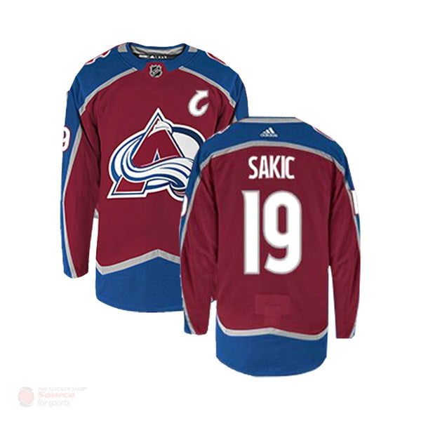 Colorado Avalanche Home Adidas Authentic Senior Jersey Joe Sakic