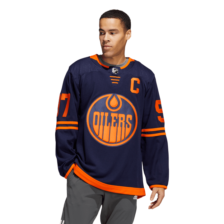 Edmonton Oilers Alternate Adidas PrimeGreen Senior Jersey Connor McD