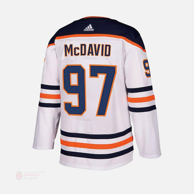 Edmonton Oilers Away Adidas Authentic Senior Jersey - Connor McDavid