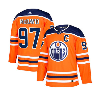Edmonton Oilers Home Adidas Authentic Senior Jersey - Connor McDavid