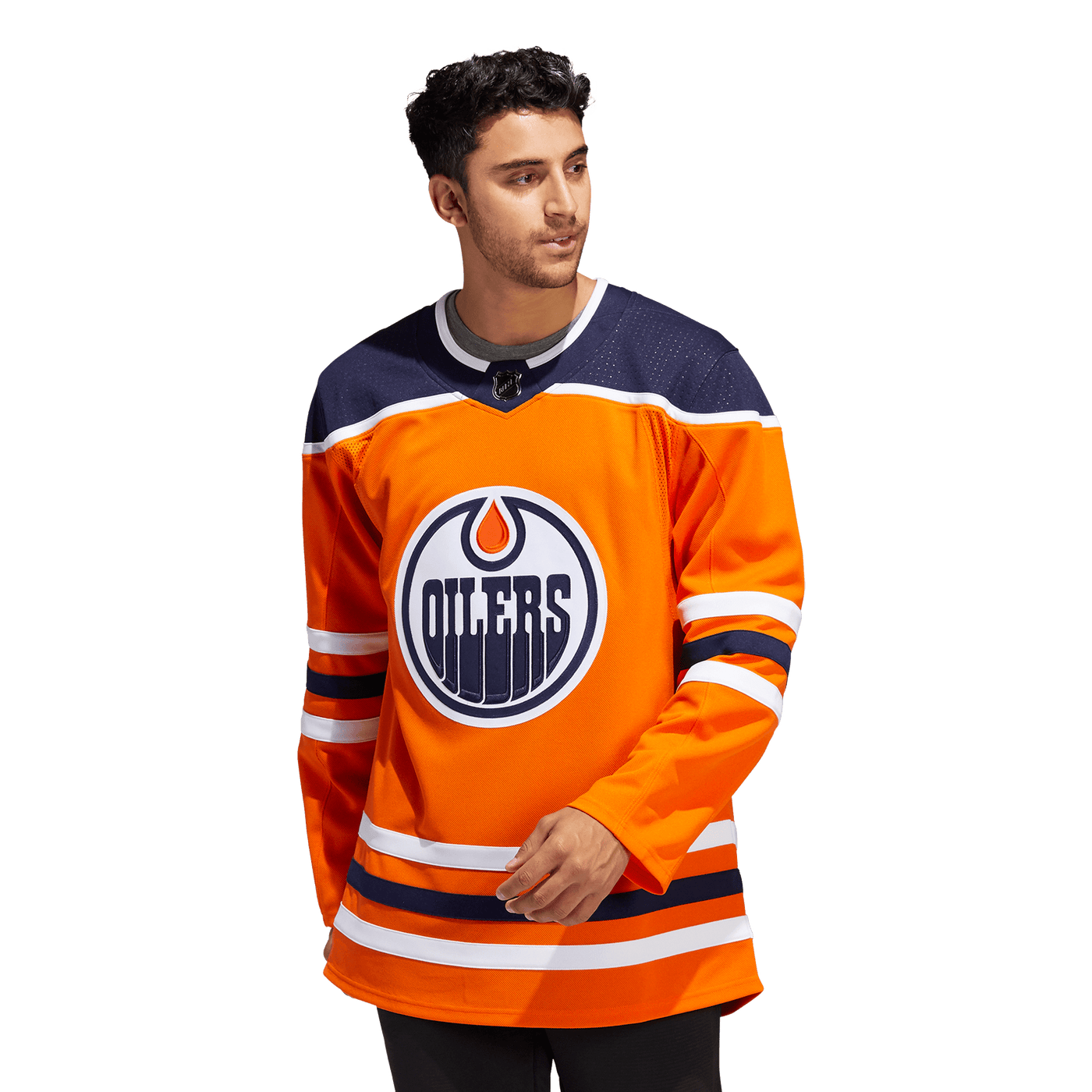 Edmonton Oilers Home Adidas PrimeGreen Senior Jersey