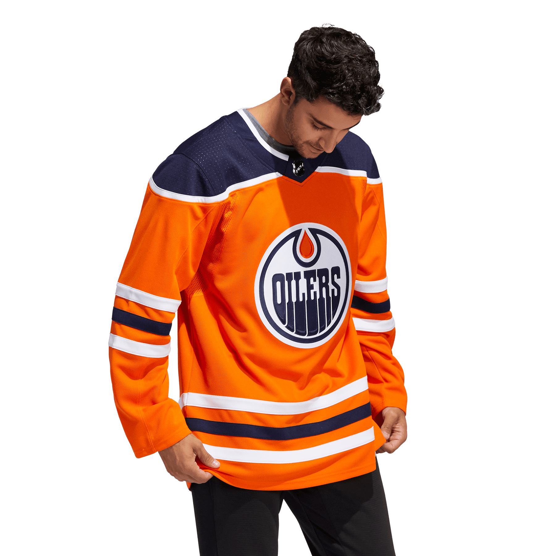 Edmonton Oilers Home Adidas PrimeGreen Senior Jersey (2021)