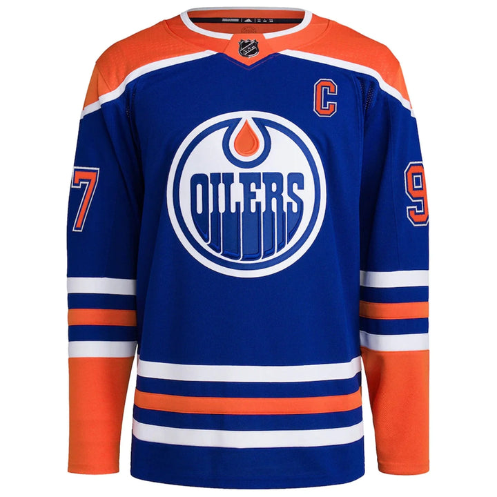 Edmonton Oilers Home Adidas PrimeGreen Senior Jersey Connor