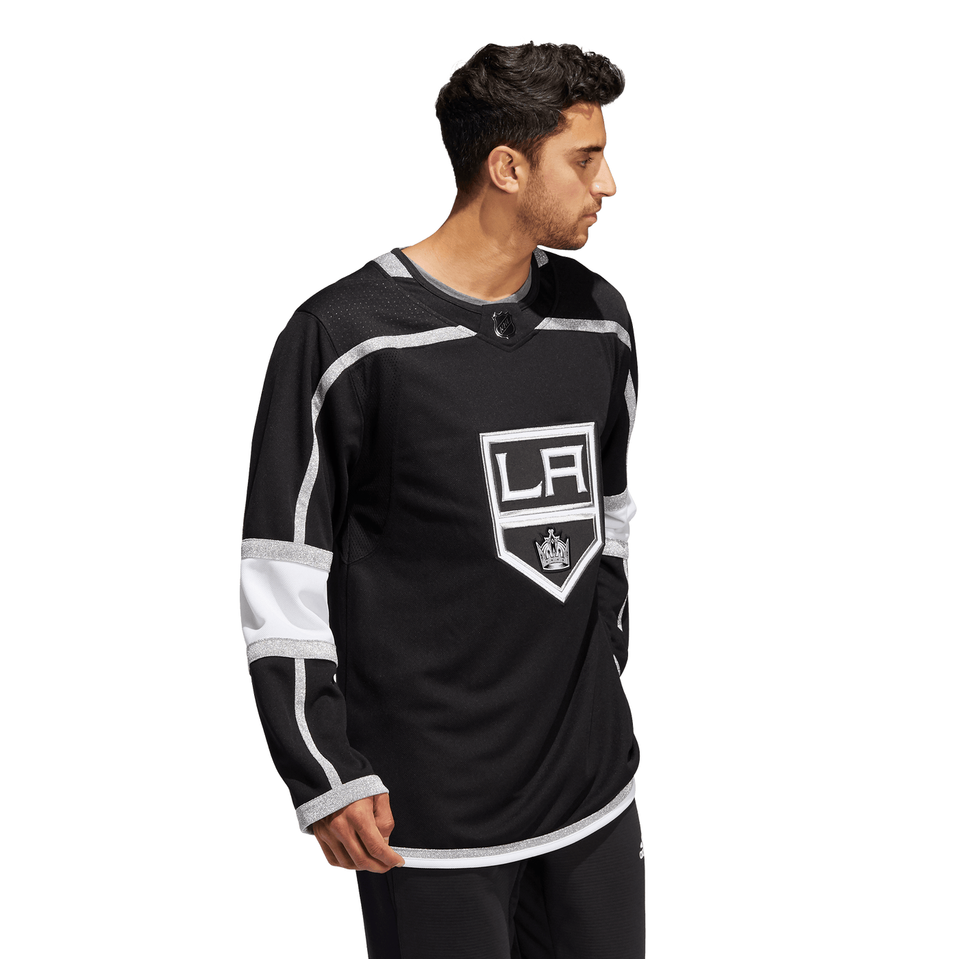 Los Angeles Kings Home Adidas PrimeGreen Senior Jersey