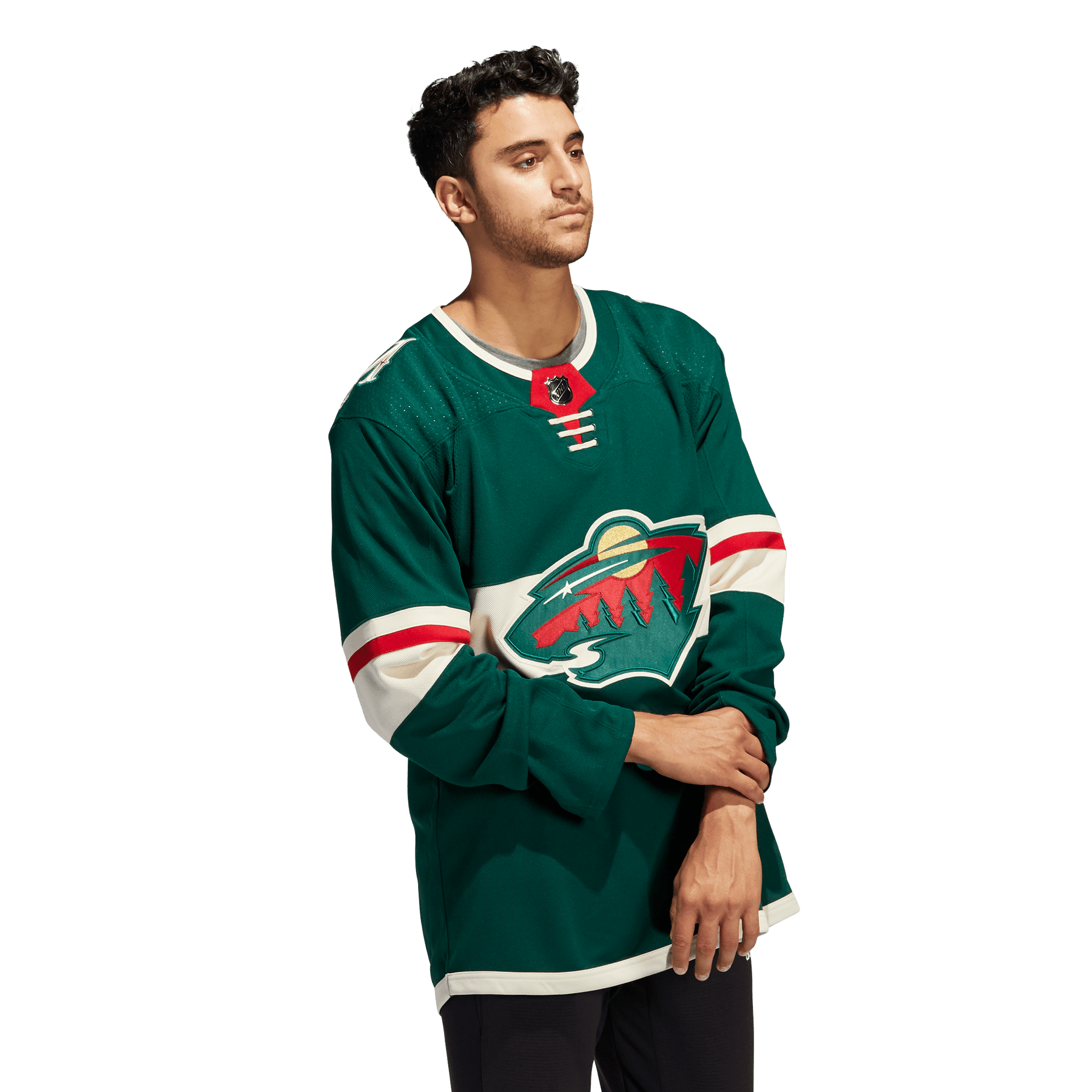  adidas Minnesota Wild Primegreen Authentic Mens Road Jersey :  Sports & Outdoors