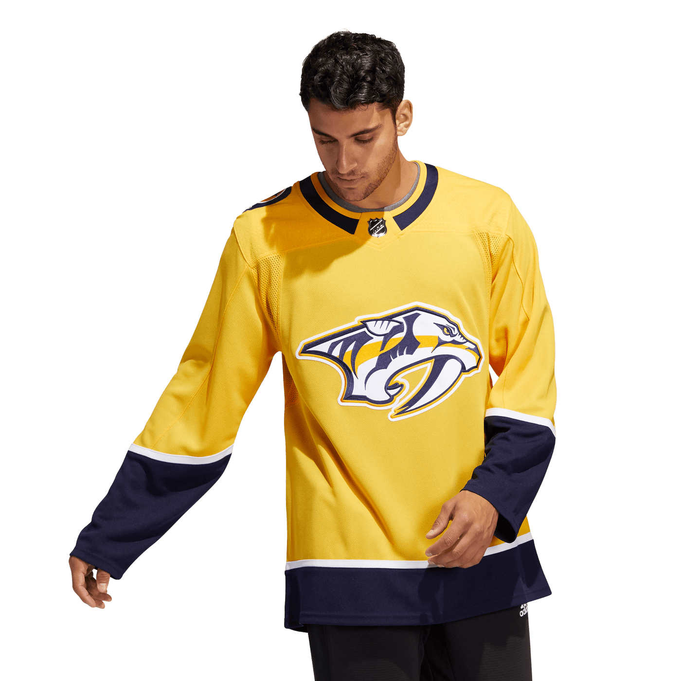 Nashville Predators Home Adidas PrimeGreen Senior Jersey