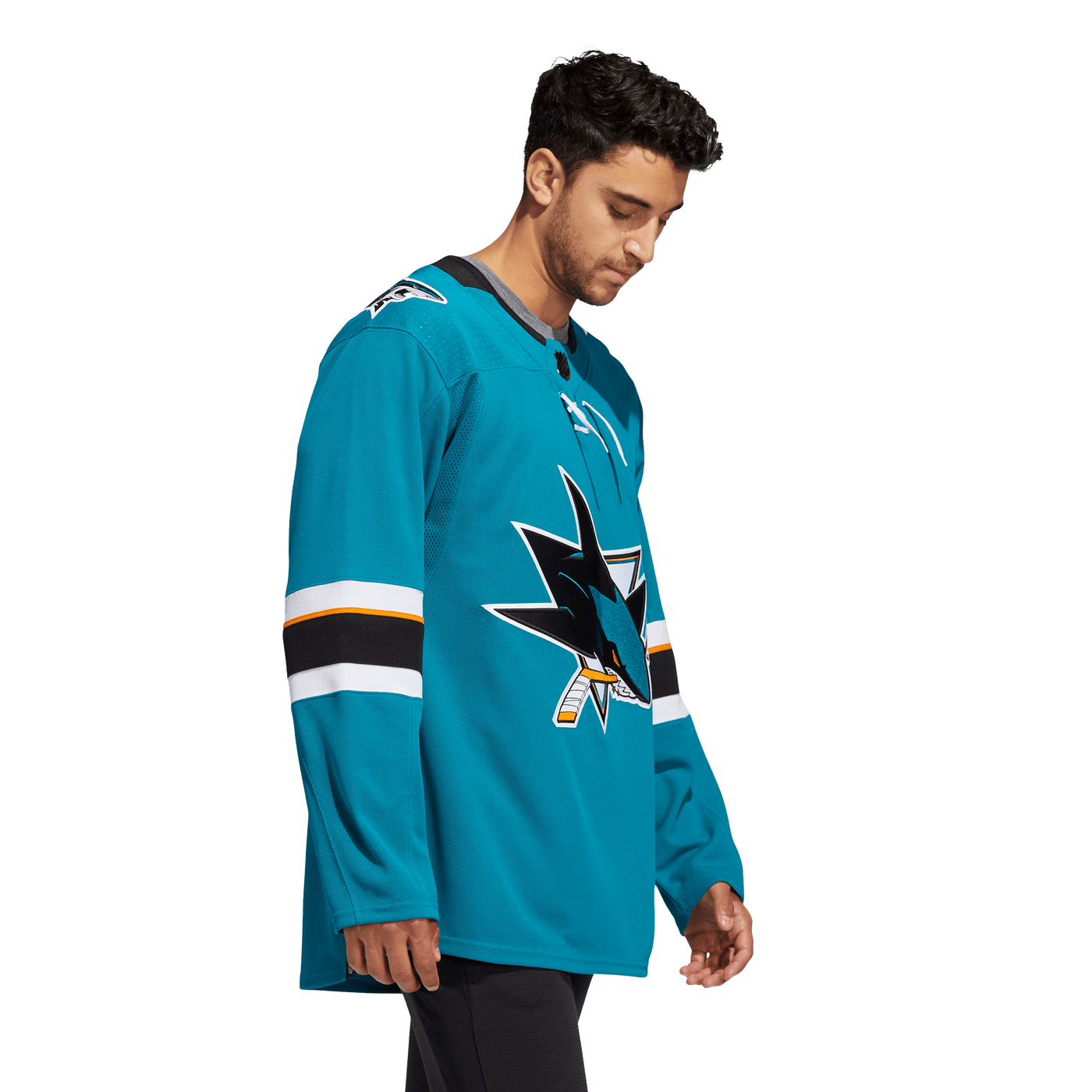 San Jose Sharks Home Adidas PrimeGreen Senior Jersey