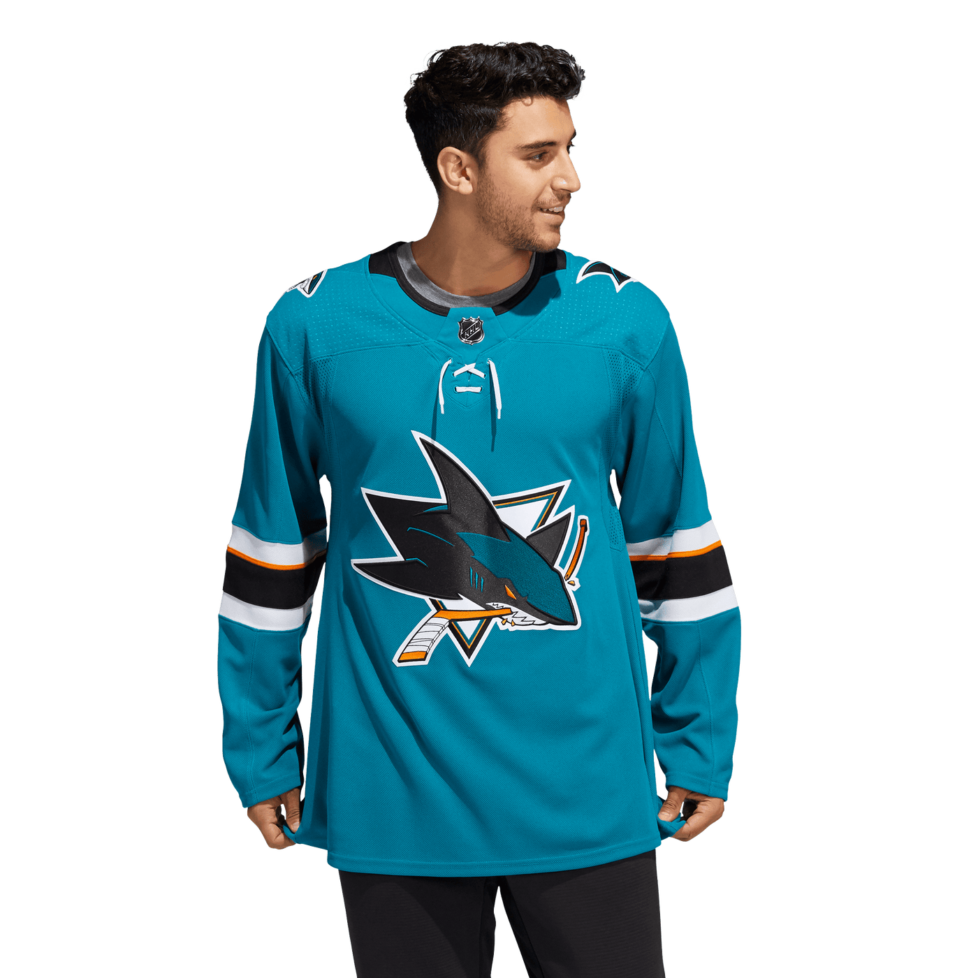 San Jose Sharks Home Adidas PrimeGreen Senior Jersey