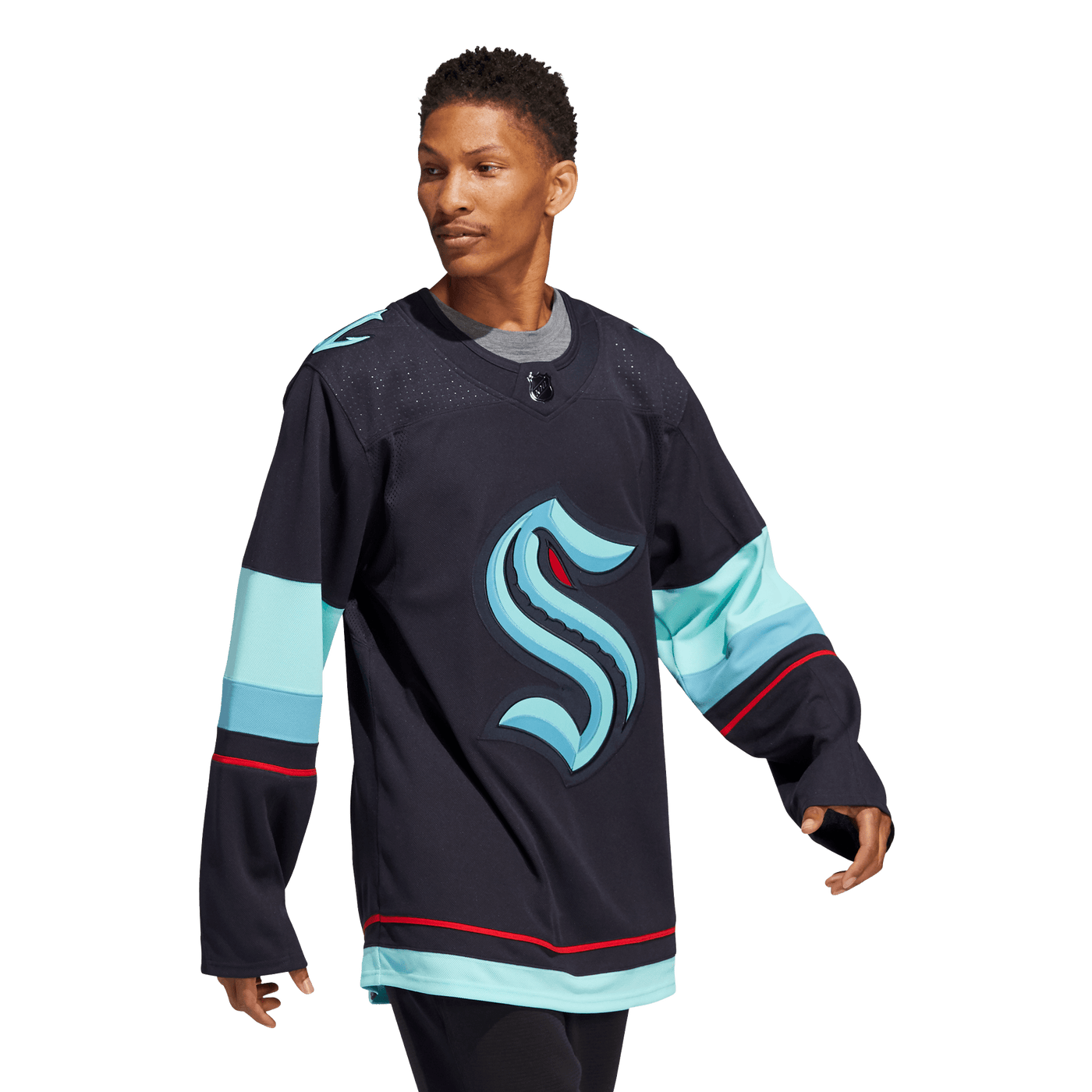 Seattle Kraken Home Adidas PrimeGreen Senior Jersey