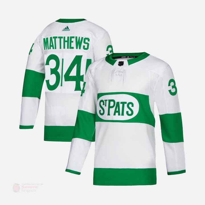 Toronto Maple Leafs 'St. Pats' Adidas Authentic Senior Jersey - Auston Matthews