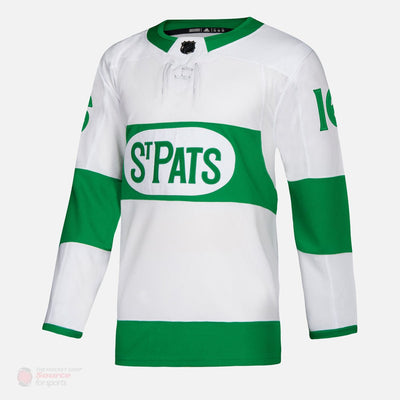 Toronto Maple Leafs 'St. Pats' Adidas Authentic Senior Jersey - Mitch Marner