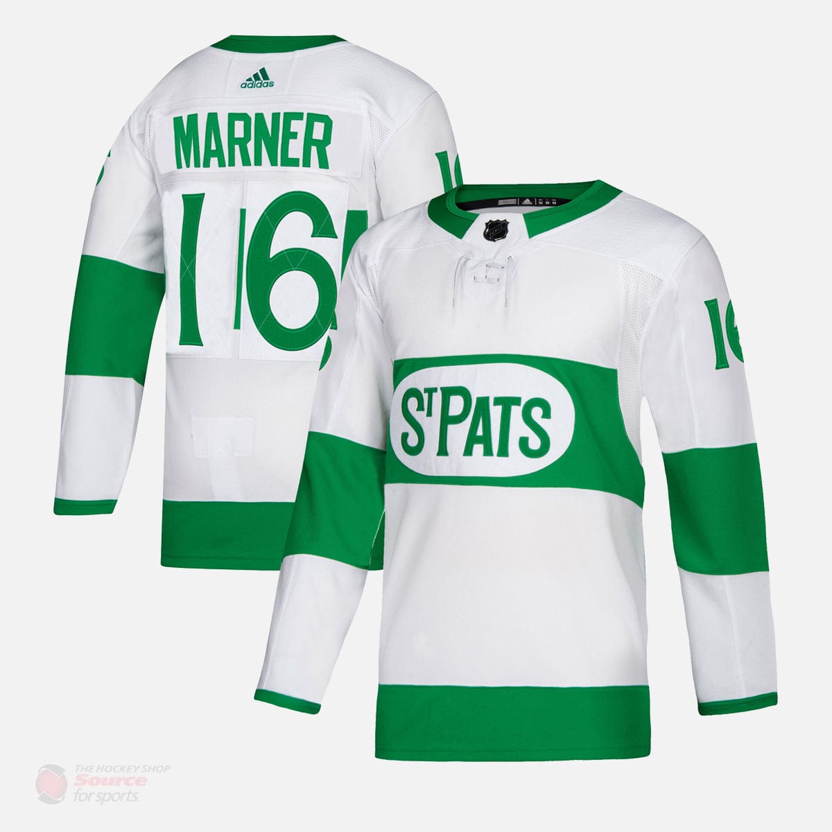 Toronto Maple Leafs 'St. Pats' Adidas Authentic Senior Jersey - Mitch Marner