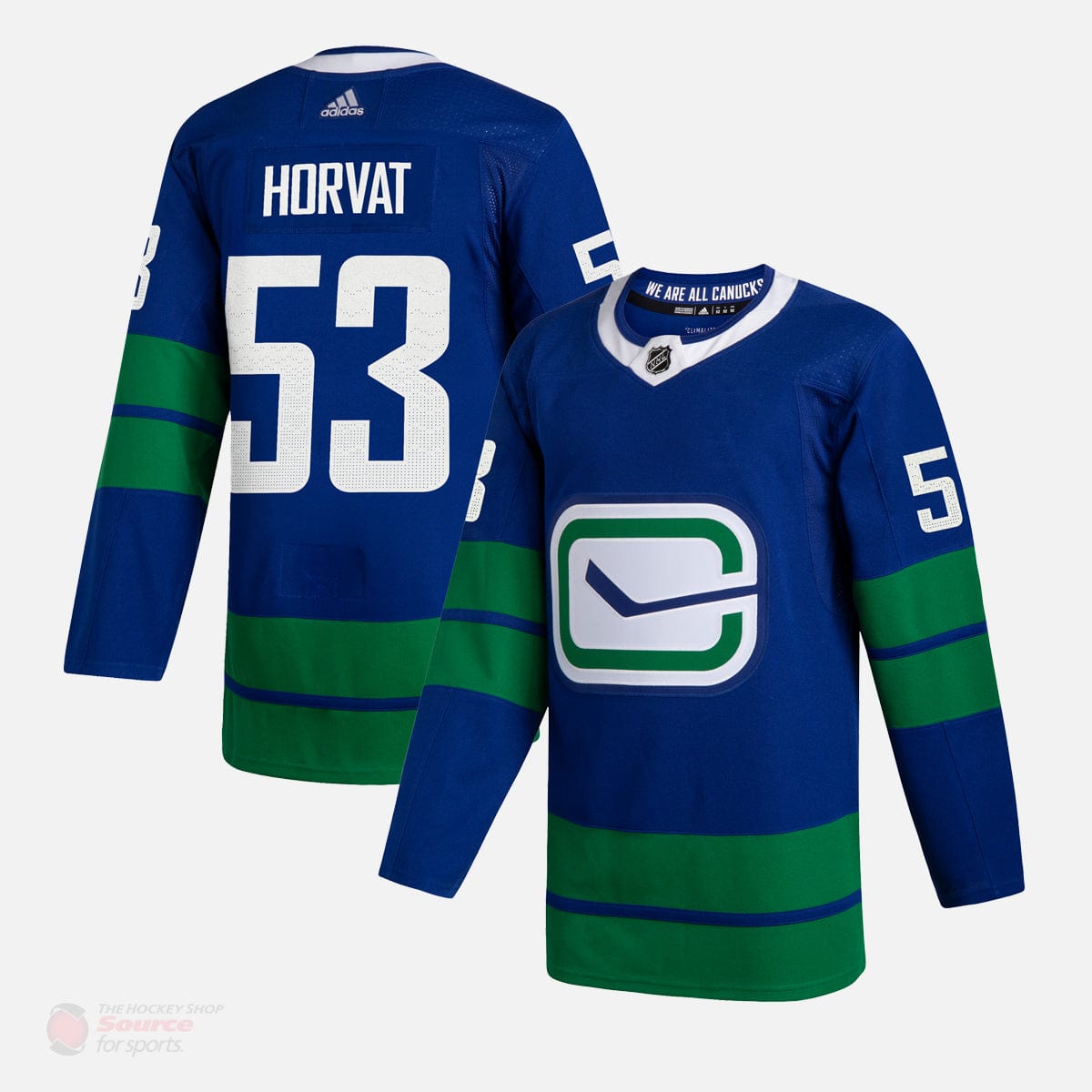 Bo Horvat Vancouver Canucks Adidas Primegreen Authentic NHL Hockey