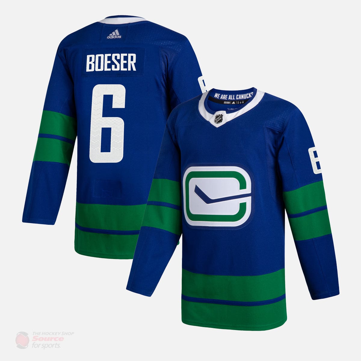 Vancouver Canucks Alternate Adidas Authentic Senior Jersey - Brock Boeser