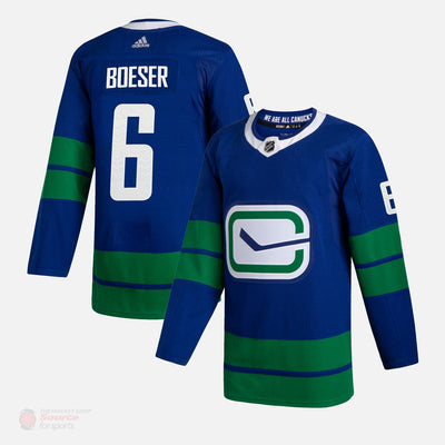 Vancouver Canucks Alternate Adidas Authentic Senior Jersey - Brock Boeser