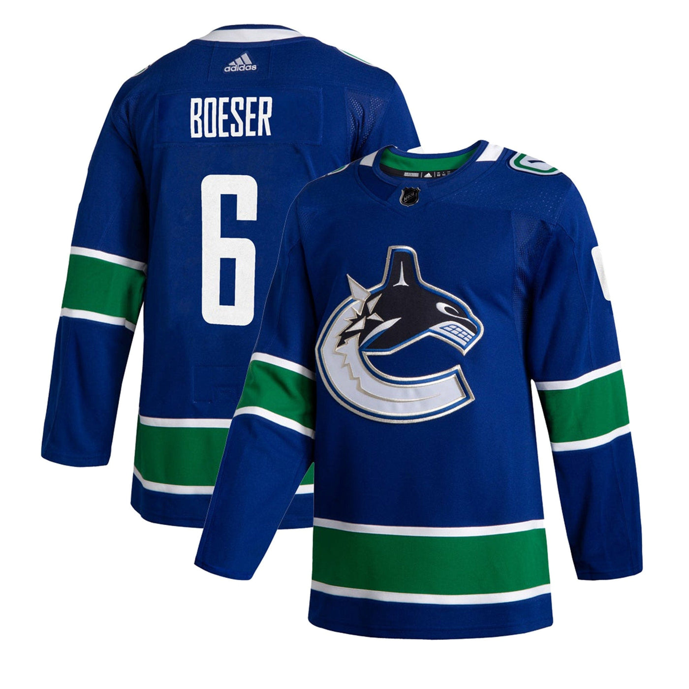 Vancouver Canucks Home Adidas Authentic Senior Jersey - Brock Boeser