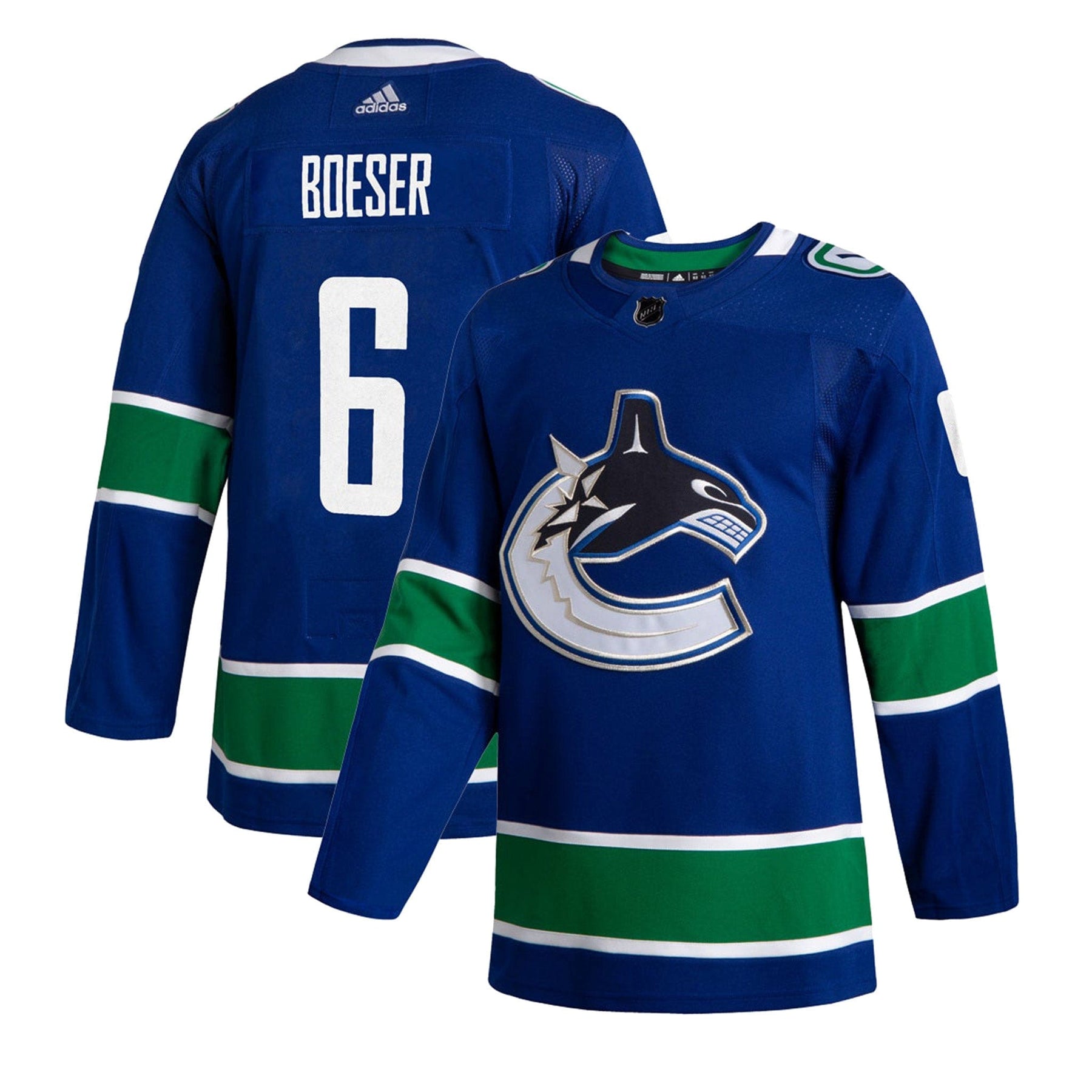 Authentic Brock Boeser Vancouver Canucks Adidas Home Hockey Jersey Men's  Size 50